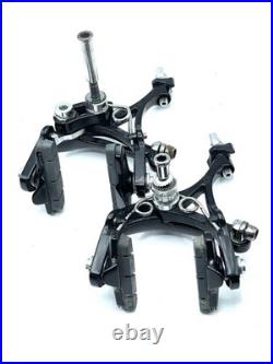 Campagnolo Record Titanium Skeleton Brakes Made In Italy / Enve Pads