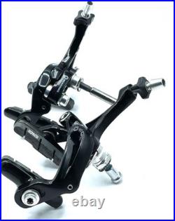 Campagnolo Record Titanium Skeleton Brakes Made In Italy / Enve Pads