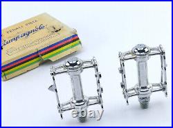 Campagnolo Record Track Pedal Set Nuovo 9/16 Vintage Pista Bicycle A NOS