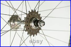 Campagnolo Record Track Wheels Hubs Nisi Rims Tubular 32 H Pista Bike Bicycle