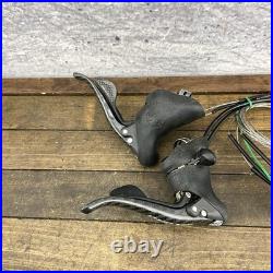 Campagnolo Record Triple Shifters 10 Speed Ergopower Carbon Fiber Shift Levers Campagnolo Record Triple Shifters 10 Speed Ergopower Carbon Fiber Shift Levers