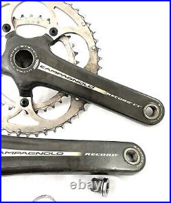 Campagnolo Record Ultra Torque Carbon Compact CT Crankset Double 50/34 x 175mm