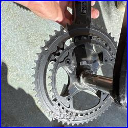 Campagnolo Record Ultra-Torque Carbon Road Crankset 172.5mm Double 53/39T Black