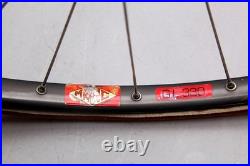 Campagnolo Record Wheel Set with Orange Continental Sew Ups Tires Sprint 250S
