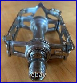 Campagnolo Record pair of pedals racing bike 60s/70s aluminum steel