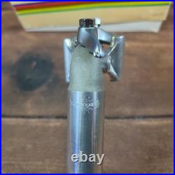 Campagnolo Seatpost Road 27.2 Silver Good Vintage Italian Reggisella Boxed