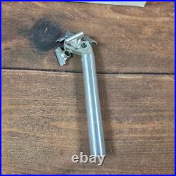 Campagnolo Seatpost Road 27.2 Silver Good Vintage Italian Reggisella Boxed