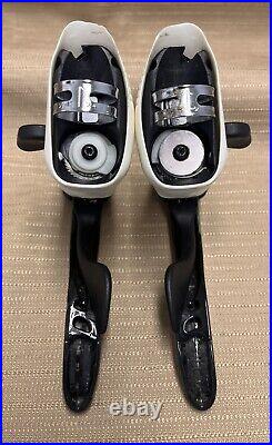 Campagnolo Super Record 11 Ergopower Shifters, White Hoods, 2015+ A, Excellent