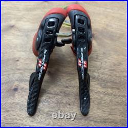 Campagnolo Super Record 11 Speed Ergo Shifters 1st Gen Red 2011-2014