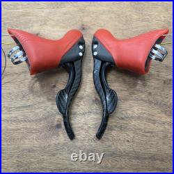 Campagnolo Super Record 11 Speed Ergo Shifters 1st Gen Red 2011-2014