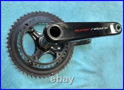 Campagnolo Super Record 12 Carbon 52/36t Crankset with 4iiii Power Meter