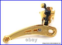 Campagnolo Super Record Clamp-On FRONT DERAILLEUR GOLD PLATED Vintage Race Bike Campagnolo Super Record Clamp-On FRONT DERAILLEUR GOLD PLATED Vintage Race Bike