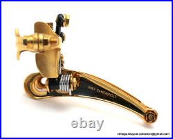 Campagnolo Super Record Clamp-On FRONT DERAILLEUR GOLD PLATED Vintage Race Bike Campagnolo Super Record Clamp-On FRONT DERAILLEUR GOLD PLATED Vintage Race Bike