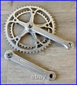 Campagnolo Super Record Crankset Double 52-42 Tooth 170 Arms Record Caps