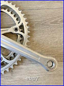 Campagnolo Super Record Crankset Double 52-42 Tooth 170 Arms Record Caps