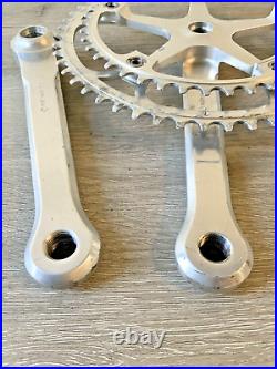 Campagnolo Super Record Crankset Double 52-42 Tooth 170 Arms Record Caps