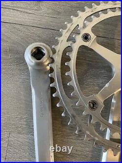 Campagnolo Super Record Crankset Double 52-42 Tooth 170 Arms Record Caps