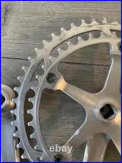 Campagnolo Super Record Crankset Double 52-42 Tooth 170 Arms Record Caps