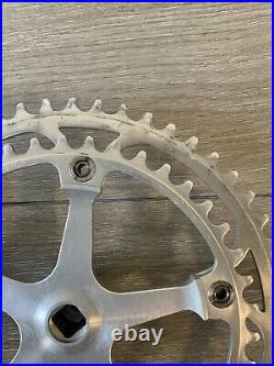 Campagnolo Super Record Crankset Double 52-42 Tooth 170 Arms Record Caps