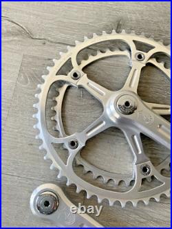 Campagnolo Super Record Crankset Double 52-42 Tooth 170 MM Arms Record Caps