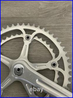 Campagnolo Super Record Crankset Double 52-42 Tooth 170 MM Arms Record Caps
