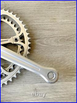 Campagnolo Super Record Crankset Double 52-42 Tooth 170 MM Arms Record Caps