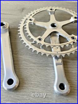 Campagnolo Super Record Crankset Double 52-42 Tooth 170 MM Arms Record Caps