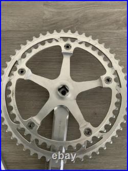 Campagnolo Super Record Crankset Double 52-42 Tooth 170 MM Arms Record Caps