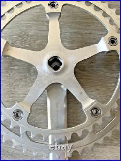 Campagnolo Super Record Crankset Double 52-42 Tooth 170 MM Arms Record Caps