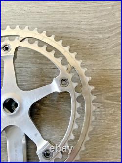 Campagnolo Super Record Crankset Double 52-42 Tooth 170 MM Arms Record Caps