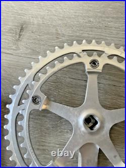 Campagnolo Super Record Crankset Double 52-42 Tooth 170 MM Arms Record Caps