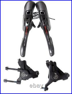 Campagnolo Super Record EPS 2x 12s Carbon Road Bike Shifters & Brake Calipers TT