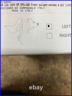 Campagnolo Super Record EPS Disc 12s Shifters Brake Levers Pair 2x12s front rear