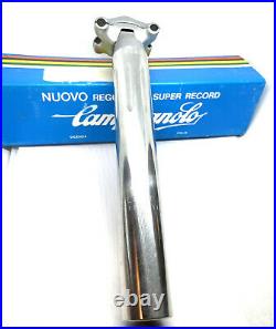 Campagnolo Super Record Fluted Seatpost Vintage Road Bike 27.4 X 220mm NOS Campy