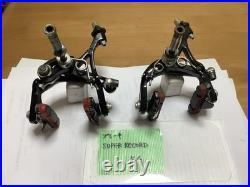 Campagnolo Super Record Front Rear Rim Brake Caliper Set Road Bike Campagnolo Super Record Front Rear Rim Brake Caliper Set Road Bike