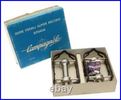 Campagnolo Super Record Strada 4021 Road Pedals 9/16 Titanium Spindle NOS NIB