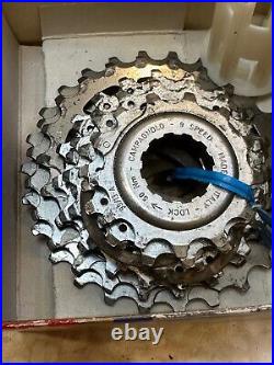 Campagnolo Titanium Cassette 9 Speed 13-26 Vintage Road Bike Italy- Excellent