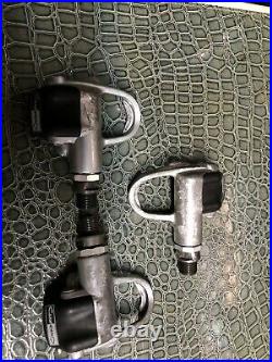 Campagnolo Titanium Record Profit pedals with cleats