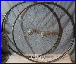Campagnolo Wheelset C Record 32h 35x24F Hubs Record Strada Tubular Hoshi Spokes