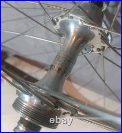 Campagnolo Wheelset C Record 32h 35x24F Hubs Record Strada Tubular Hoshi Spokes