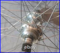 Campagnolo Wheelset C Record 32h 35x24F Hubs Record Strada Tubular Hoshi Spokes