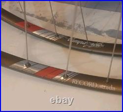 Campagnolo Wheelset C Record 32h 35x24F Hubs Record Strada Tubular Hoshi Spokes