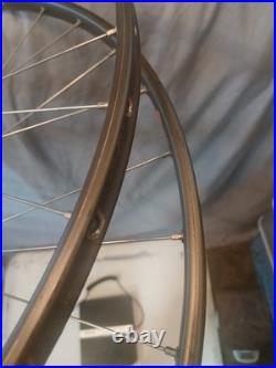 Campagnolo Wheelset C Record 32h 35x24F Hubs Record Strada Tubular Hoshi Spokes