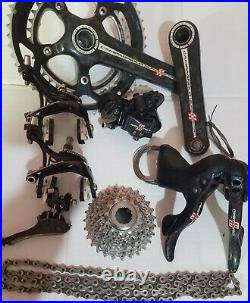 Campagnolo record carbon road bike groupset 11speed in good condition