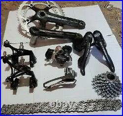 Campagnolo record carbon titanium 10 speed road bike groupset made in italy