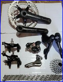 Campagnolo record carbon titanium 10 speed road bike groupset made in italy