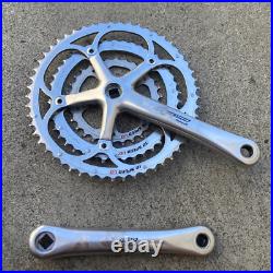 Campy Campagnolo Record 10 Speed UD Triple Vintage Road 170mm Crankset 53/42/30T