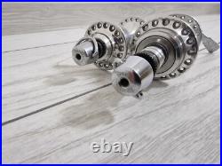 Classic Campagnolo C-Record Bicycle Hub Set Front/ Rear Road Bike Hubs 36H RARE