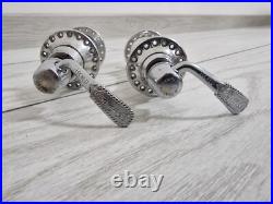 Classic Campagnolo C-Record Bicycle Hub Set Front/ Rear Road Bike Hubs 36H RARE