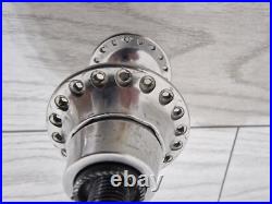 Classic Campagnolo C-Record Bicycle Hub Set Front/ Rear Road Bike Hubs 36H RARE